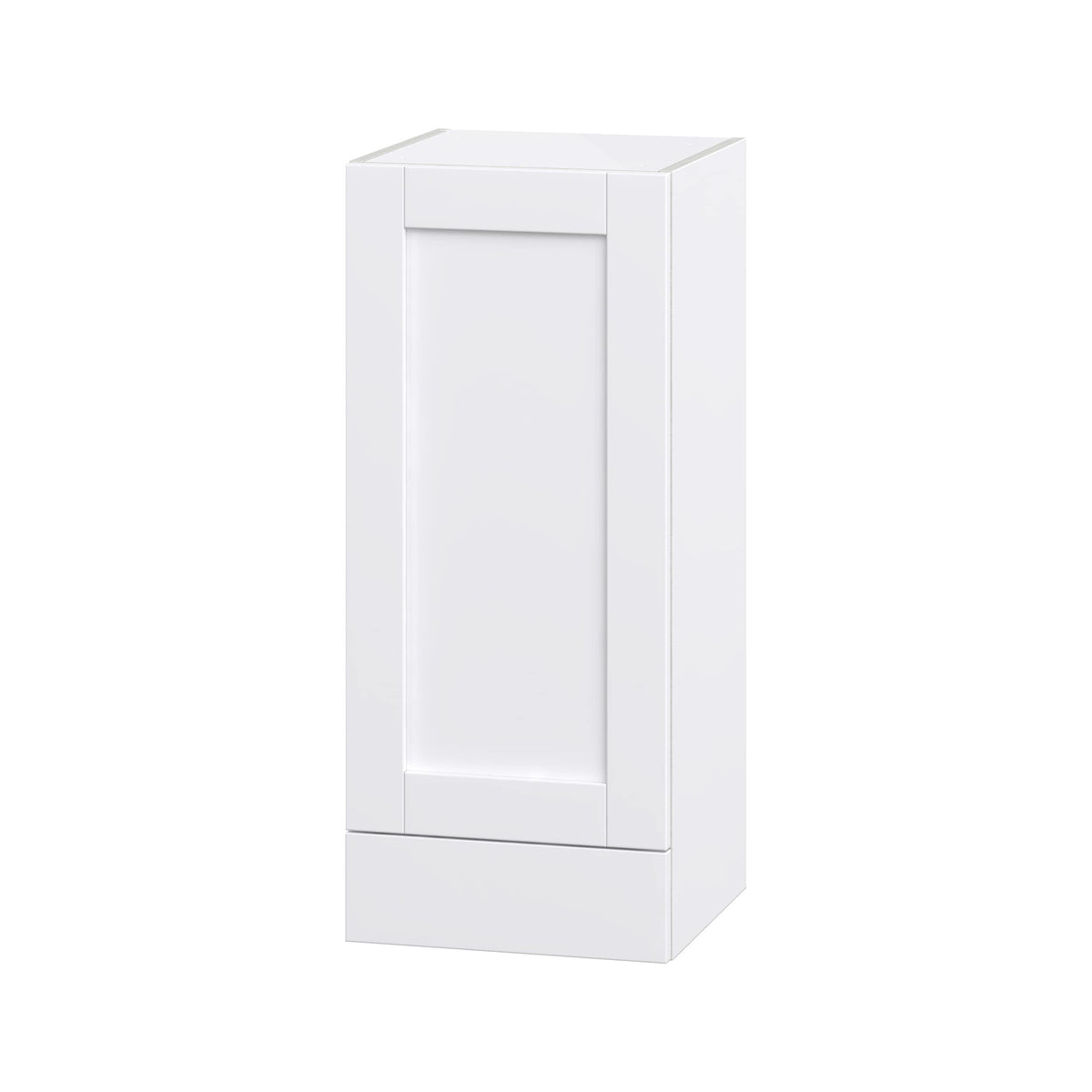 Hugo&Borg Rosemont 15-in W x 35-in H x 14-in D Glacier White 1-Drawer Wall Fully Assembled Cabinet (Flat Panel Shaker Style)
