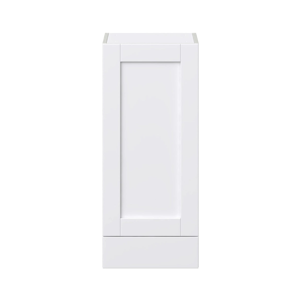 Hugo&Borg Rosemont 15-in W x 35-in H x 14-in D Glacier White 1-Drawer Wall Fully Assembled Cabinet (Flat Panel Shaker Style)