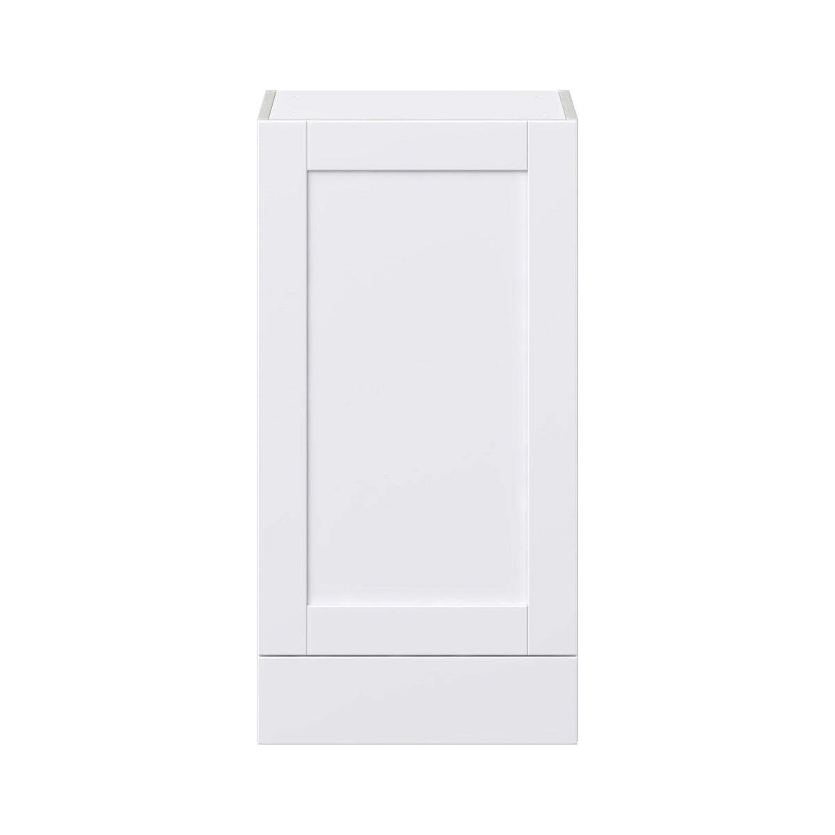 Hugo&Borg Rosemont 18-in W x 35-in H x 14-in D Glacier White 1-Drawer Wall Fully Assembled Cabinet (Flat Panel Shaker Style)