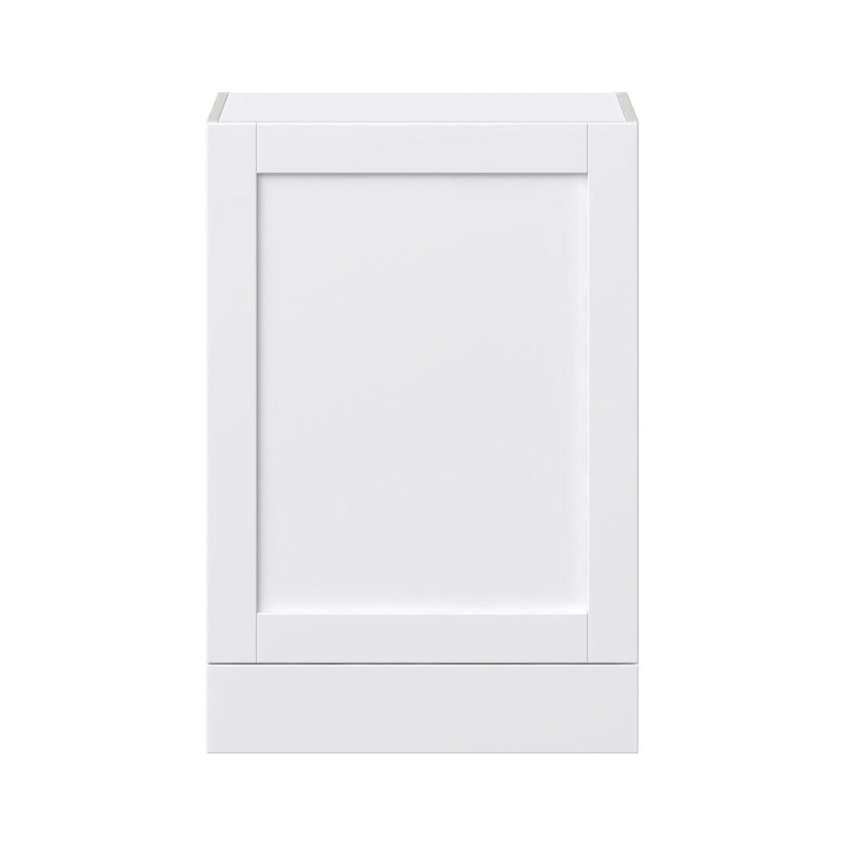 Hugo&Borg Rosemont 24-in W x 35-in H x 14-in D Glacier White 1-Drawer Wall Fully Assembled Cabinet (Flat Panel Shaker Style)