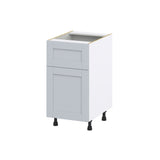 Hugo&Borg Charlesberg 18-in W x 34.5-in H x 24-in D Gray 1-Drawer Base Fully Assembled Cabinet (Flat Panel Shaker Style)