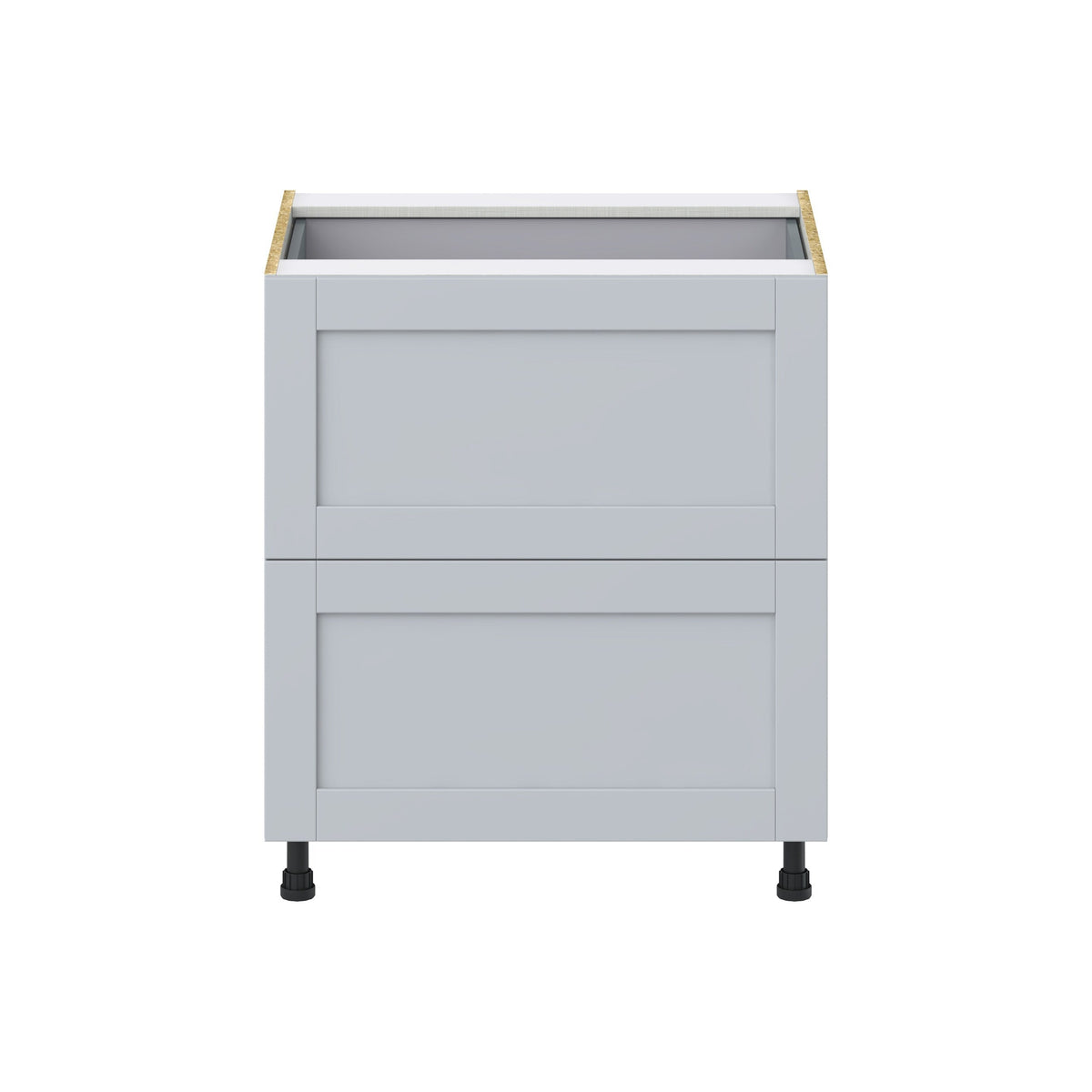 Hugo&Borg Charlesberg 30-in W x 34.5-in H x 24-in D Gray 2-Drawer Base Fully Assembled Cabinet