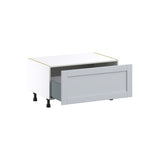 Hugo&Borg Charlesberg 36-in W x 19.5-in H x 24-in D Gray 1-Drawer Base Fully Assembled Cabinet