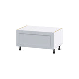 Hugo&Borg Charlesberg 36-in W x 19.5-in H x 24-in D Gray 1-Drawer Base Fully Assembled Cabinet