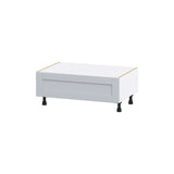 Hugo&Borg Charlesberg 36-in W x 14.5-in H x 24-in D Gray 1-Drawer Base Fully Assembled Cabinet