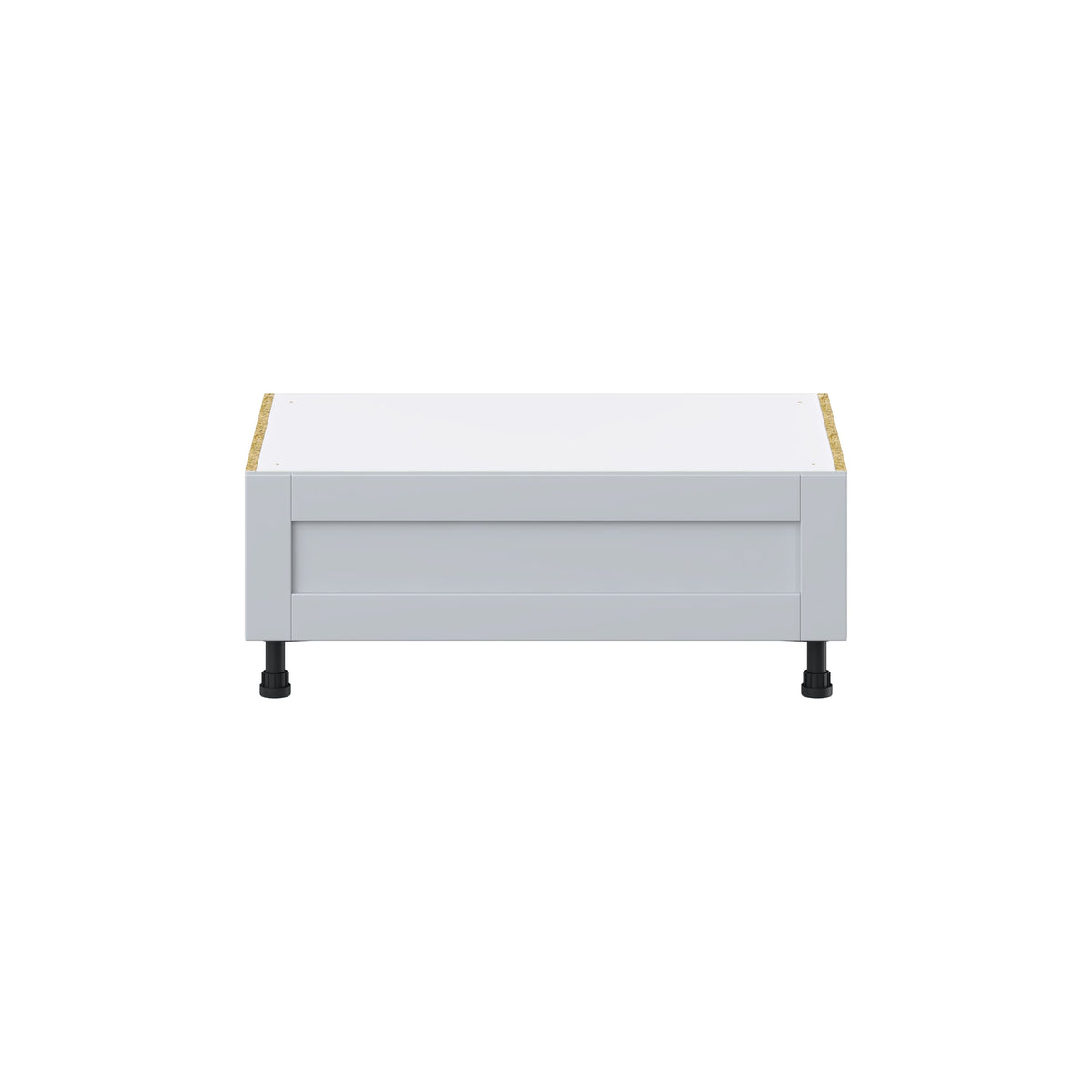 Hugo&Borg Charlesberg 36-in W x 14.5-in H x 24-in D Gray 1-Drawer Base Fully Assembled Cabinet