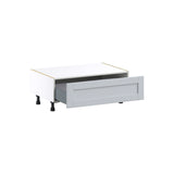 Hugo&Borg Charlesberg 36-in W x 14.5-in H x 24-in D Gray 1-Drawer Base Fully Assembled Cabinet