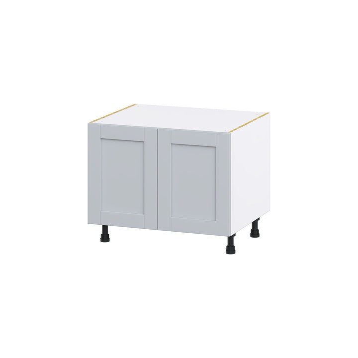 Hugo&Borg Charlesberg 30-in W x 24.5-in H x 24-in D Gray Sink Base Fully Assembled Cabinet (Flat Panel Shaker Style)
