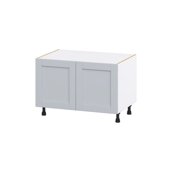 Hugo&Borg Charlesberg 36-in W x 24.5-in H x 24-in D Gray Sink Base Fully Assembled Cabinet (Flat Panel Shaker Style)
