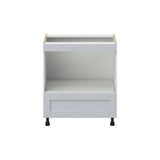 Hugo&Borg Charlesberg 30-in W x 34.5-in H x 24-in D Gray 1-Drawer Base Fully Assembled Cabinet