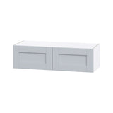 Hugo&Borg Charlesberg 36-in W x 10-in H x 14-in D Gray Wall Fully Assembled Cabinet (Flat Panel Shaker Door Style)