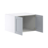 Hugo&Borg Charlesberg 30-in W x 20-in H x 24-in D Gray Wall Fully Assembled Cabinet (Flat Panel Shaker Door Style)