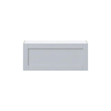 Hugo&Borg Charlesberg 36-in W x 15-in H x 14-in D Gray Wall Fully Assembled Cabinet (Flat Panel Shaker Door Style)