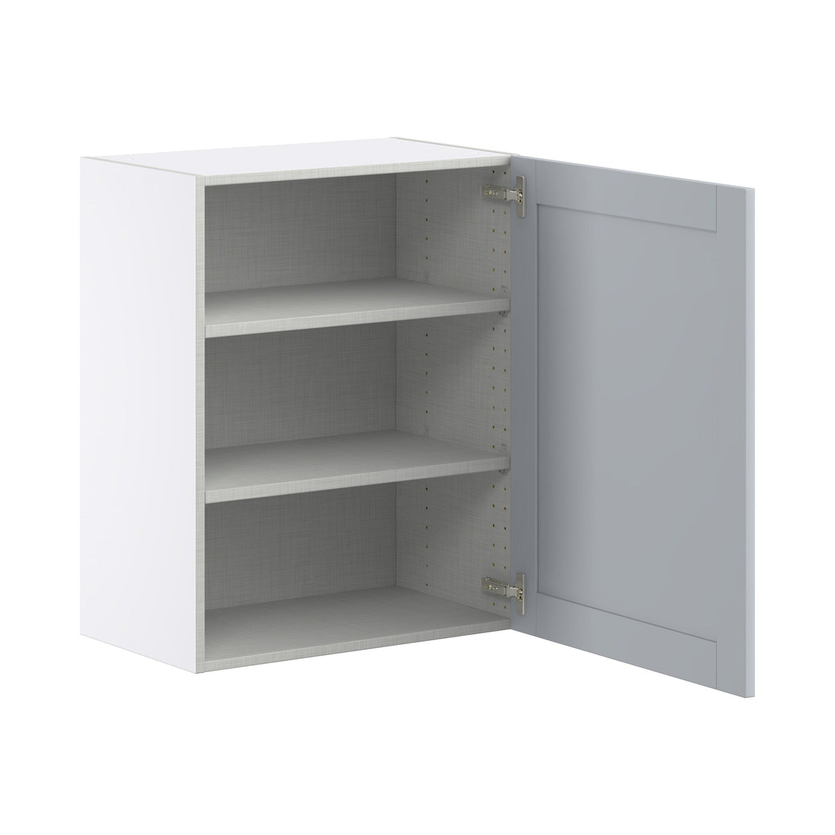 Hugo&Borg Charlesberg 24-in W x 30-in H x 14-in D Gray Wall Fully Assembled Cabinet (Flat Panel Shaker Door Style)