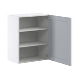 Hugo&Borg Charlesberg 24-in W x 30-in H x 14-in D Gray Wall Fully Assembled Cabinet (Flat Panel Shaker Door Style)