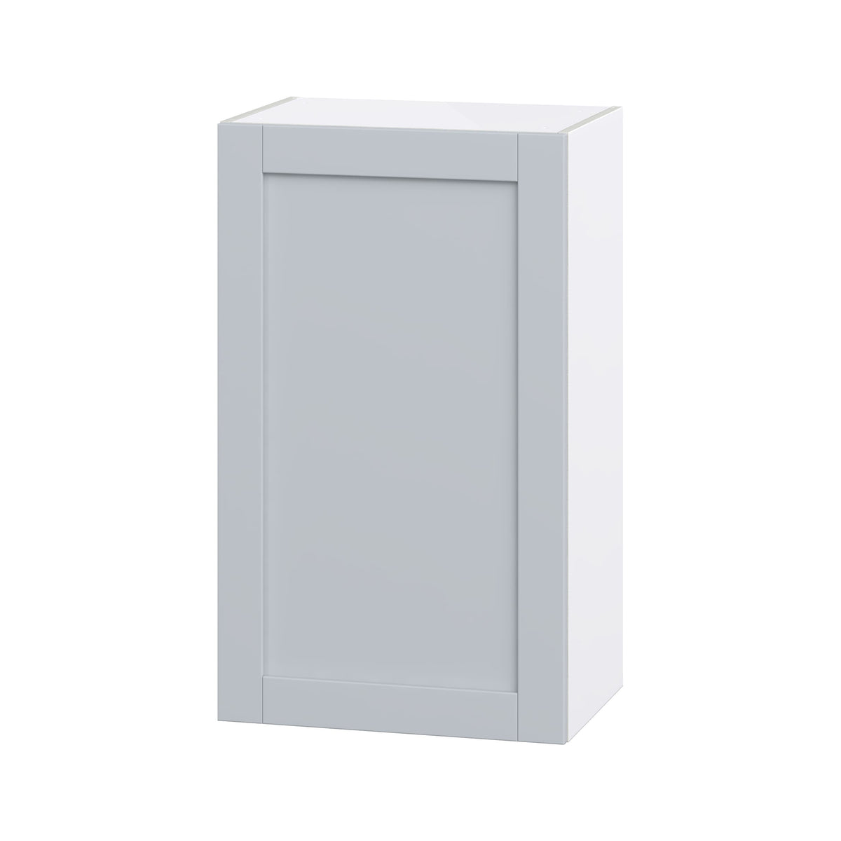 Hugo&Borg Charlesberg 21-in W x 35-in H x 14-in D Gray Wall Fully Assembled Cabinet (Flat Panel Shaker Door Style)