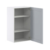 Hugo&Borg Charlesberg 21-in W x 35-in H x 14-in D Gray Wall Fully Assembled Cabinet (Flat Panel Shaker Door Style)