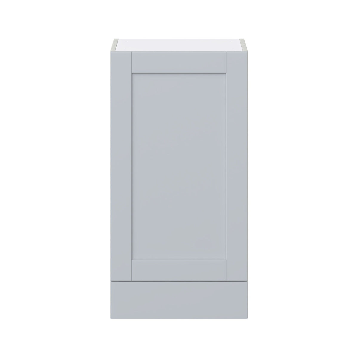 Hugo&Borg Charlesberg 18-in W x 35-in H x 14-in D Gray 1-Drawer Wall Fully Assembled Cabinet (Flat Panel Shaker Style)