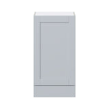 Hugo&Borg Charlesberg 18-in W x 35-in H x 14-in D Gray 1-Drawer Wall Fully Assembled Cabinet (Flat Panel Shaker Style)