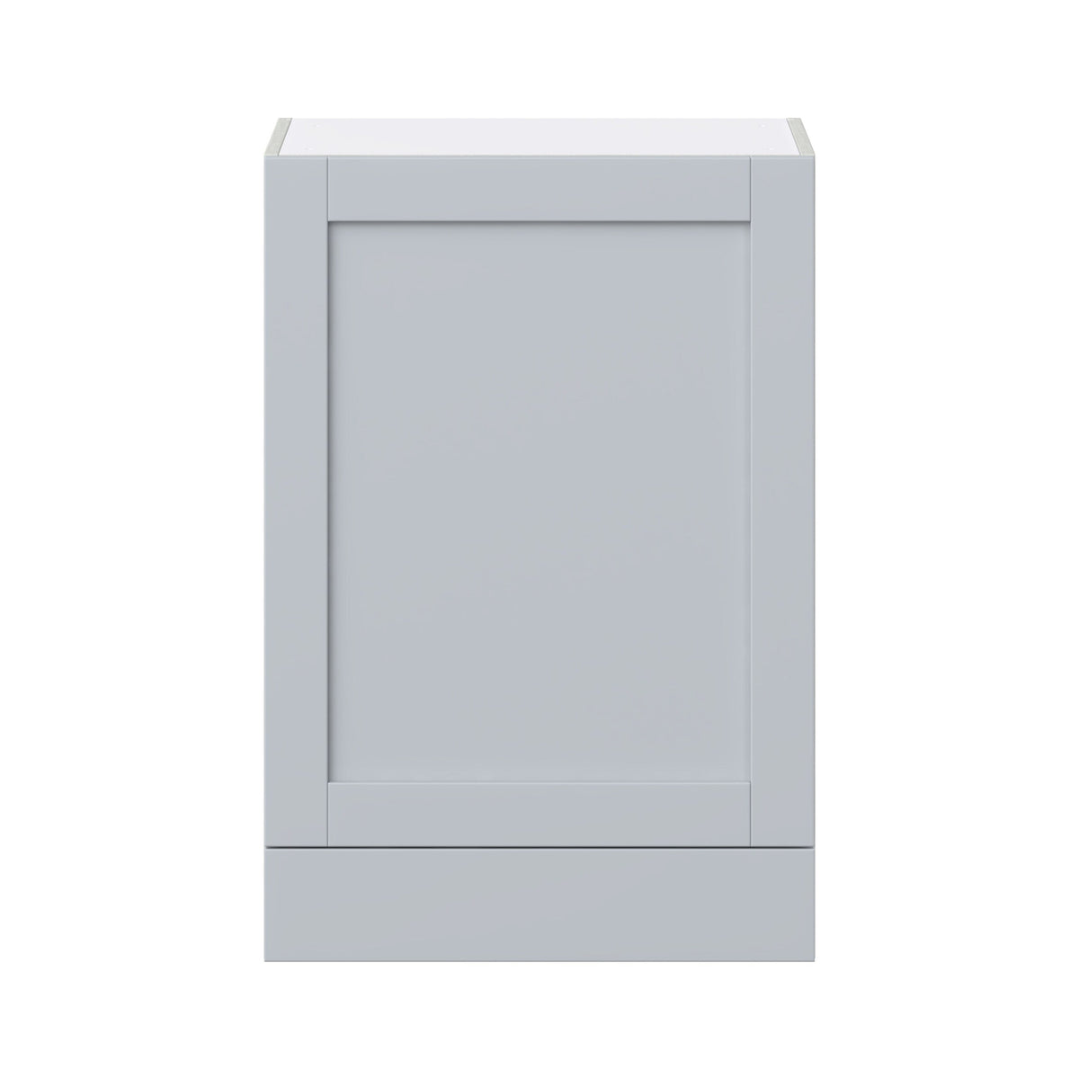 Hugo&Borg Charlesberg 24-in W x 35-in H x 14-in D Gray 1-Drawer Wall Fully Assembled Cabinet (Flat Panel Shaker Style)