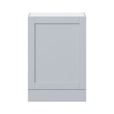 Hugo&Borg Charlesberg 24-in W x 35-in H x 14-in D Gray 1-Drawer Wall Fully Assembled Cabinet (Flat Panel Shaker Style)