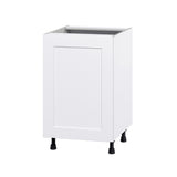Hugo&Borg Jolie 21-in W x 34.5-in H x 24-in D Warm White Base Fully Assembled Cabinet (Flat Panel Shaker Door Style)