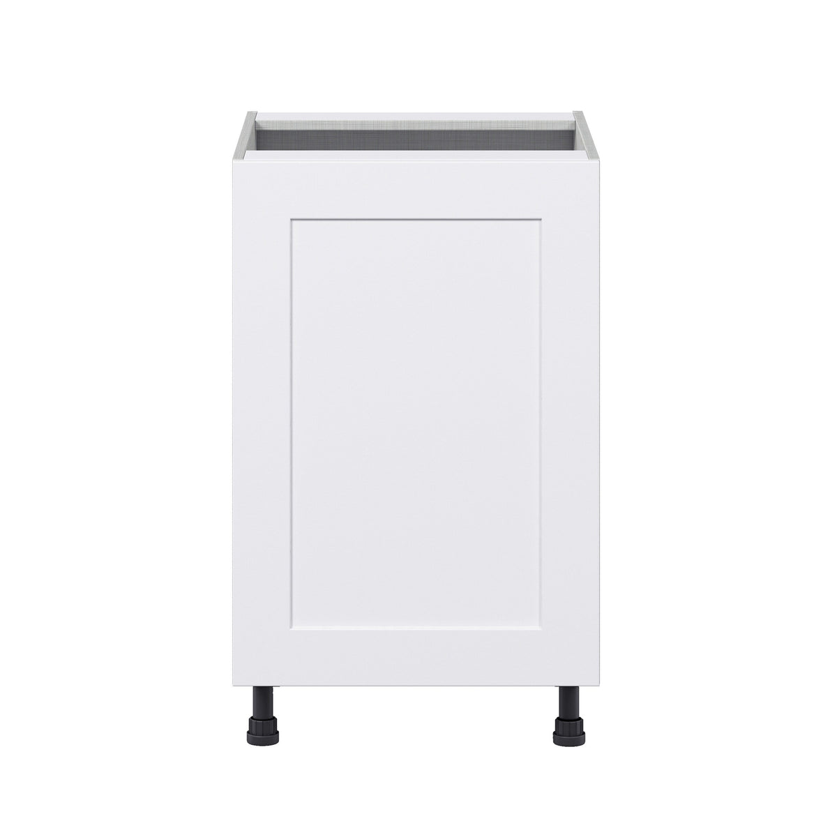 Hugo&Borg Jolie 21-in W x 34.5-in H x 24-in D Warm White Base Fully Assembled Cabinet (Flat Panel Shaker Door Style)