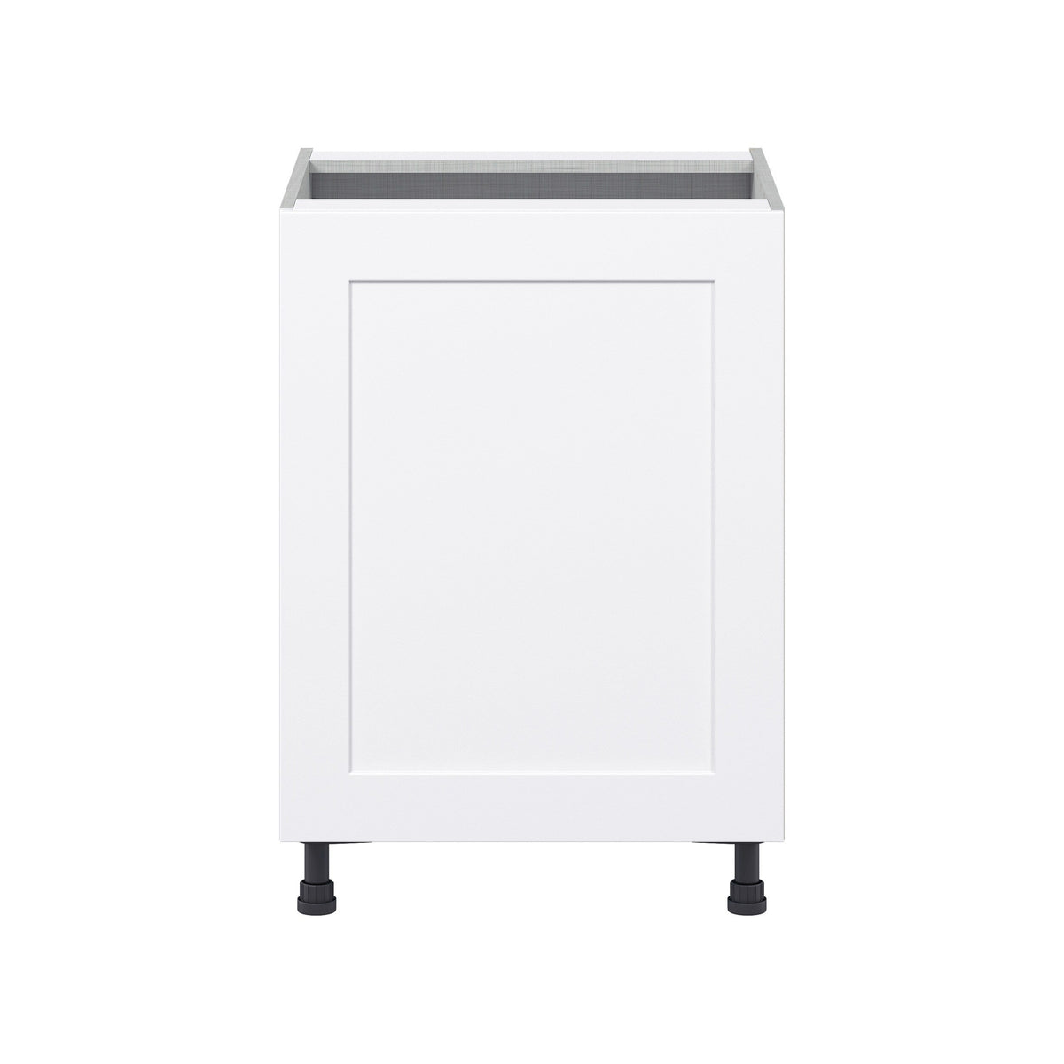 Hugo&Borg Jolie 24-in W x 34.5-in H x 24-in D Warm White Base Fully Assembled Cabinet (Flat Panel Shaker Door Style)