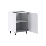Hugo&Borg Jolie 24-in W x 34.5-in H x 24-in D Warm White Base Fully Assembled Cabinet (Flat Panel Shaker Door Style)
