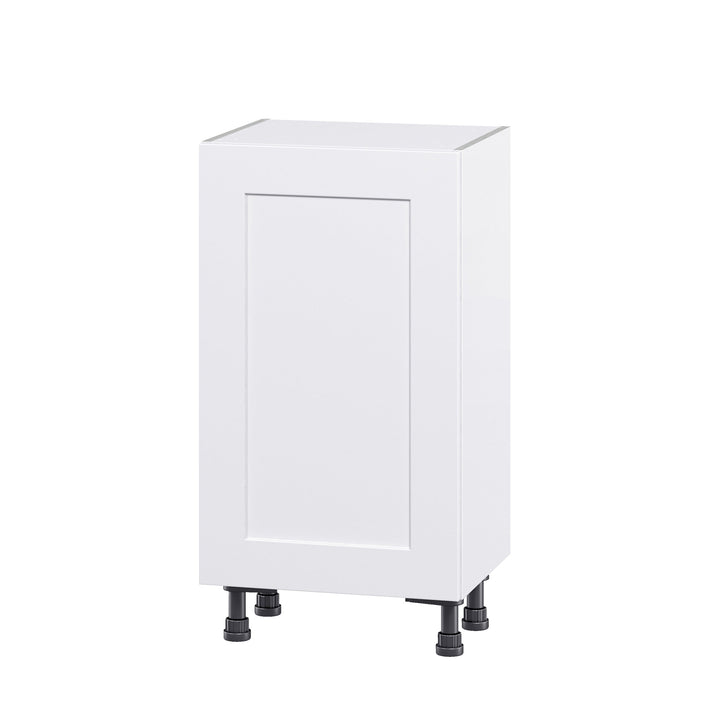 Hugo&Borg Jolie 18-in W x 34.5-in H x 24-in D Warm White 3-Drawers Base Fully Assembled Cabinet (Flat Panel Shaker Style)