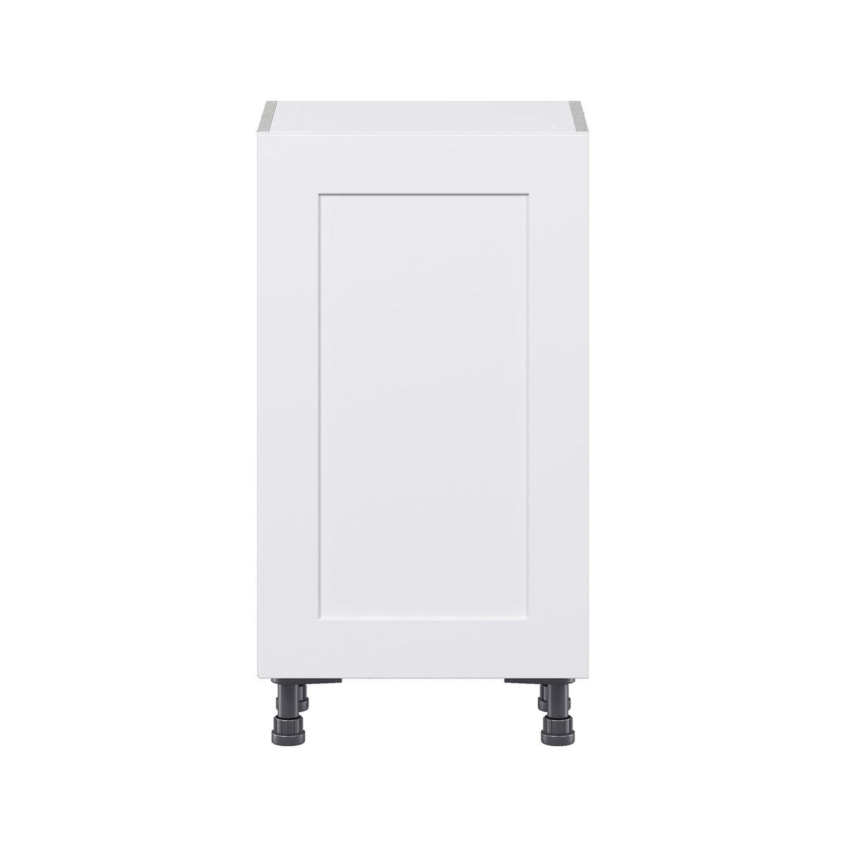 Hugo&Borg Jolie 18-in W x 34.5-in H x 24-in D Warm White 3-Drawers Base Fully Assembled Cabinet (Flat Panel Shaker Style)