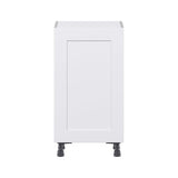 Hugo&Borg Jolie 18-in W x 34.5-in H x 24-in D Warm White 3-Drawers Base Fully Assembled Cabinet (Flat Panel Shaker Style)