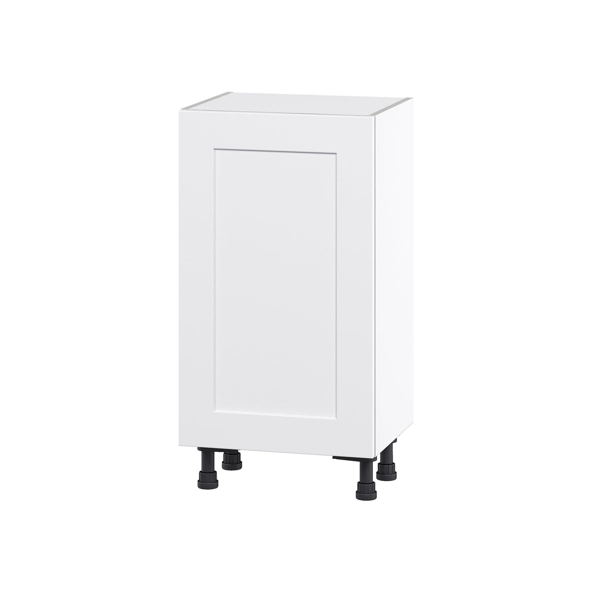 Hugo&Borg Jolie 18-in W x 34.5-in H x 14-in D Warm White Base Fully Assembled Cabinet (Flat Panel Shaker Door Style)