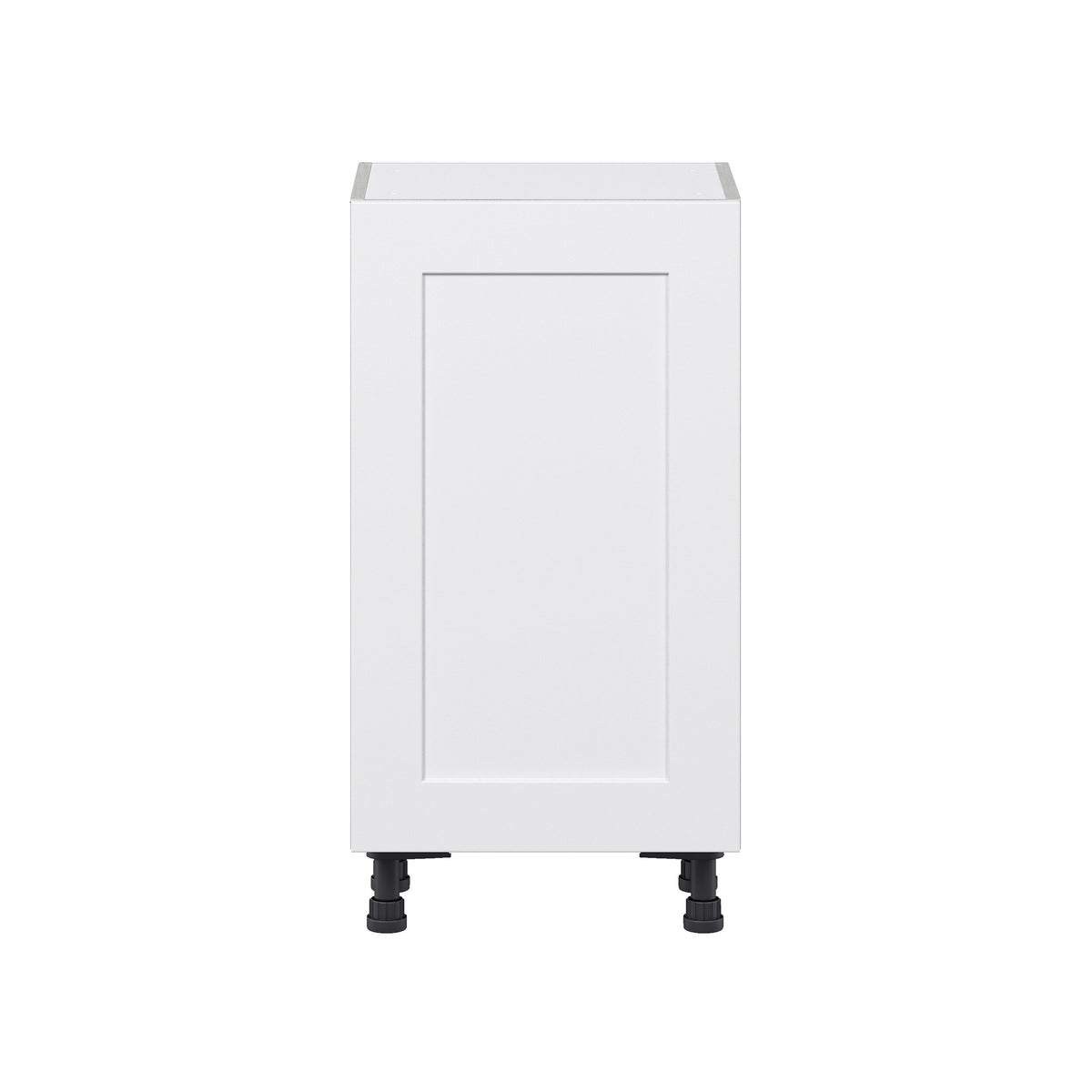 Hugo&Borg Jolie 18-in W x 34.5-in H x 14-in D Warm White Base Fully Assembled Cabinet (Flat Panel Shaker Door Style)