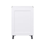 Hugo&Borg Jolie 24-in W x 34.5-in H x 14-in D Warm White 3-Drawers Base Fully Assembled Cabinet (Flat Panel Shaker Style)
