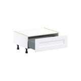 Hugo&Borg Jolie 30-in W x 14.5-in H x 24-in D Warm White 1-Drawer Base Fully Assembled Cabinet