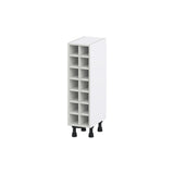 Hugo&Borg 14-Bottle Warm White Mdf Wall-mounted Wine Cabinet