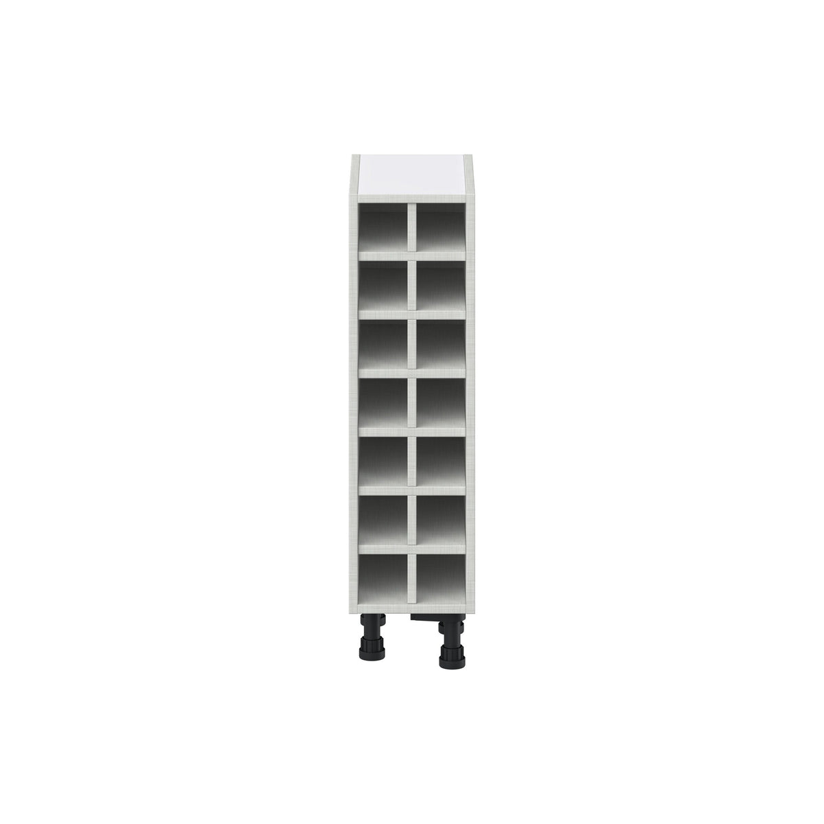 Hugo&Borg 14-Bottle Warm White Mdf Wall-mounted Wine Cabinet