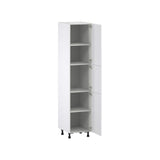 Hugo&Borg Jolie 18-in W x 84.5-in H x 24-in D Warm White Pantry Fully Assembled Cabinet (Flat Panel Shaker Door Style)