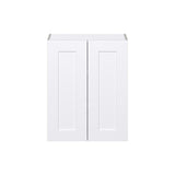 Hugo&Borg Jolie 24-in W x 30-in H x 14-in D Warm White Wall Fully Assembled Cabinet (Flat Panel Shaker Door Style)