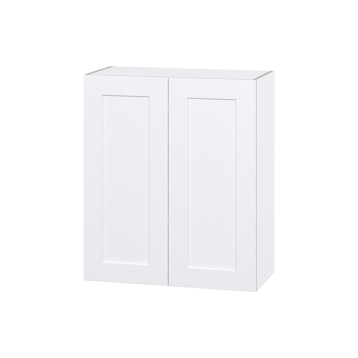 Hugo&Borg Jolie 30-in W x 35-in H x 14-in D Warm White Wall Fully Assembled Cabinet (Flat Panel Shaker Door Style)