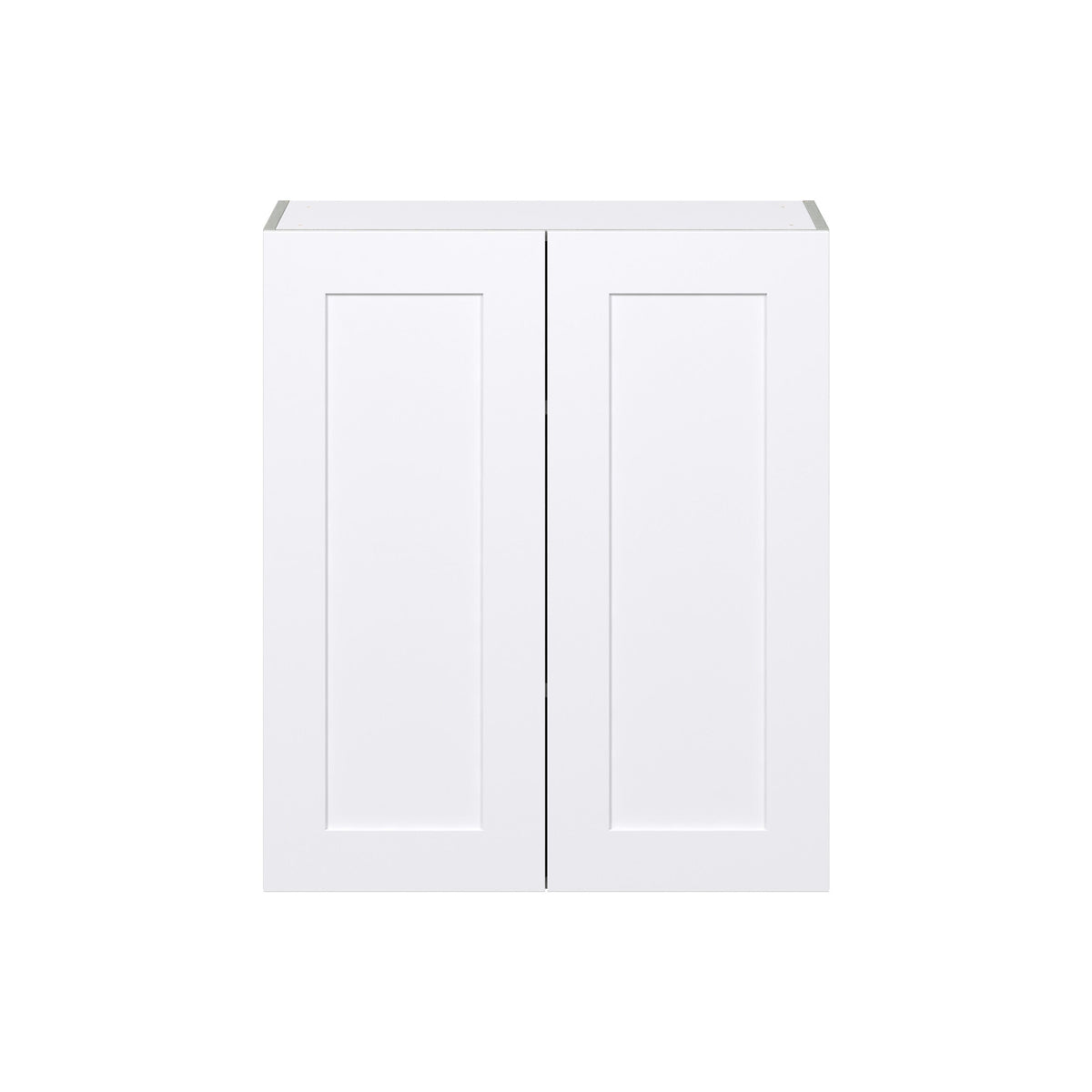 Hugo&Borg Jolie 30-in W x 35-in H x 14-in D Warm White Wall Fully Assembled Cabinet (Flat Panel Shaker Door Style)