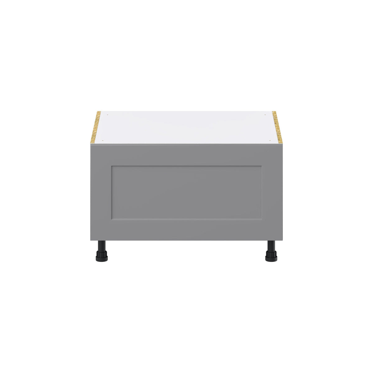 Hugo&Borg Beaumont 30-in W x 19.5-in H x 24-in D Slate Gray 1-Drawer Base Fully Assembled Cabinet