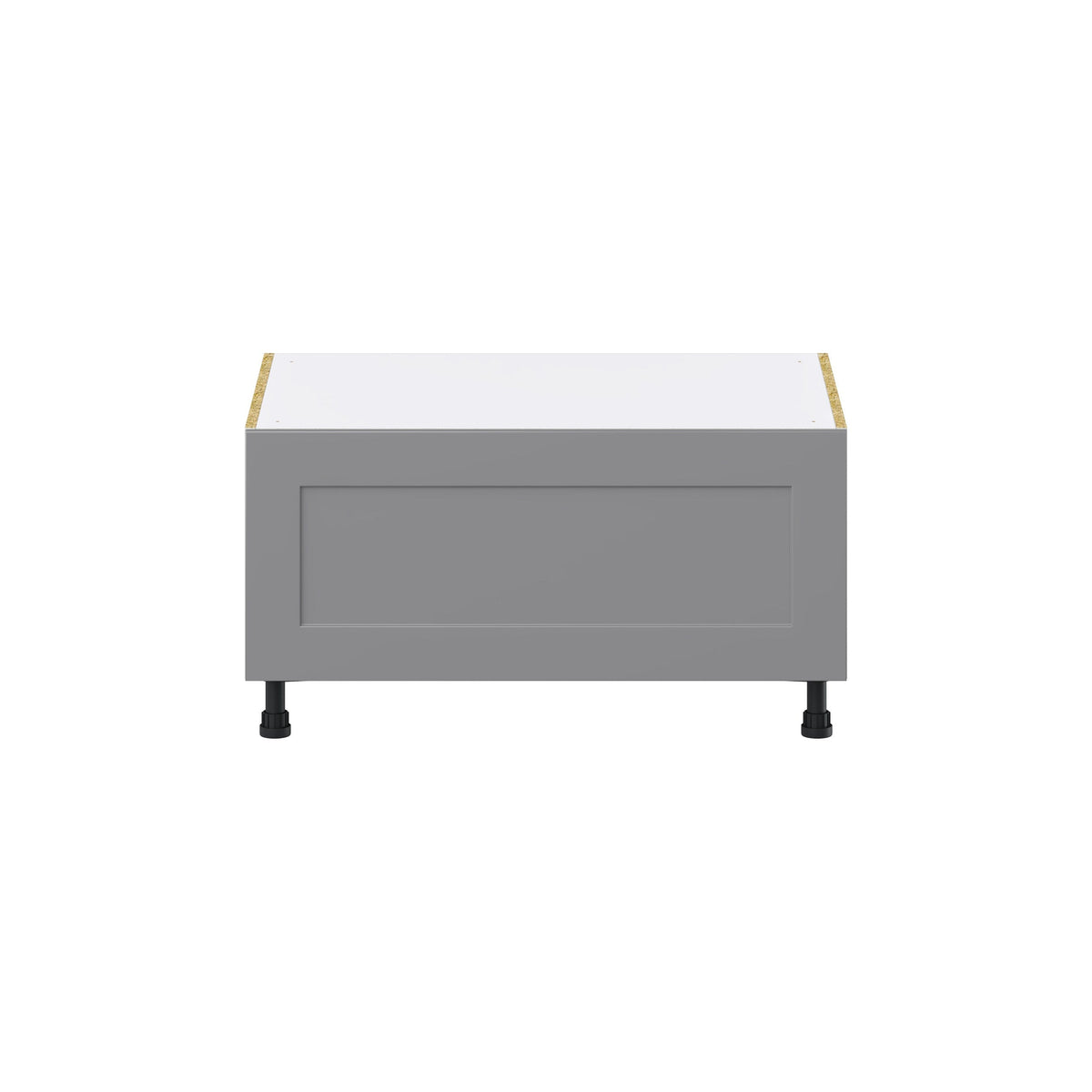 Hugo&Borg Beaumont 36-in W x 19.5-in H x 24-in D Slate Gray 1-Drawer Base Fully Assembled Cabinet