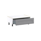 Hugo&Borg Beaumont 36-in W x 14.5-in H x 24-in D Slate Gray 1-Drawer Base Fully Assembled Cabinet