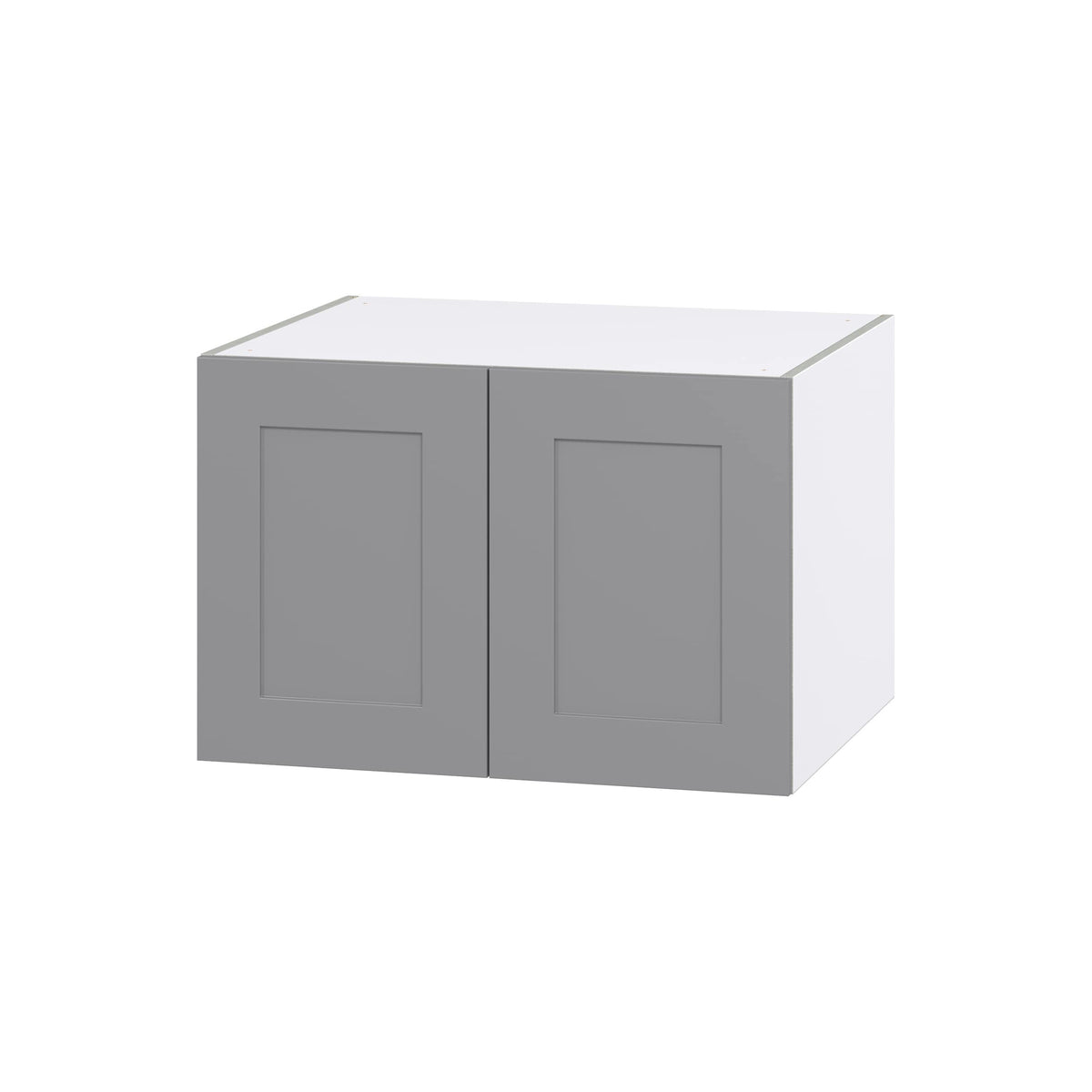 Hugo&Borg Beaumont 30-in W x 20-in H x 24-in D Slate Gray Wall Fully Assembled Cabinet (Flat Panel Shaker Door Style)