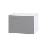 Hugo&Borg Beaumont 30-in W x 20-in H x 24-in D Slate Gray Wall Fully Assembled Cabinet (Flat Panel Shaker Door Style)