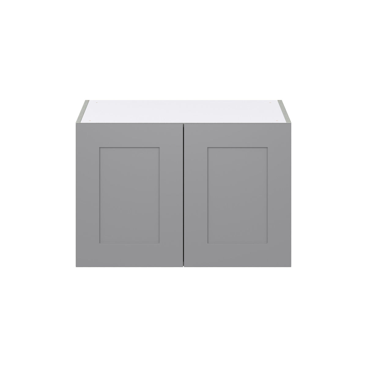Hugo&Borg Beaumont 30-in W x 20-in H x 24-in D Slate Gray Wall Fully Assembled Cabinet (Flat Panel Shaker Door Style)