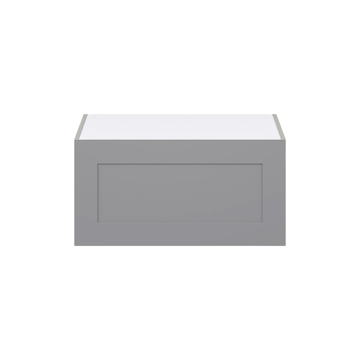 Hugo&Borg Beaumont 30-in W x 15-in H x 24-in D Slate Gray Wall Fully Assembled Cabinet (Flat Panel Shaker Door Style)