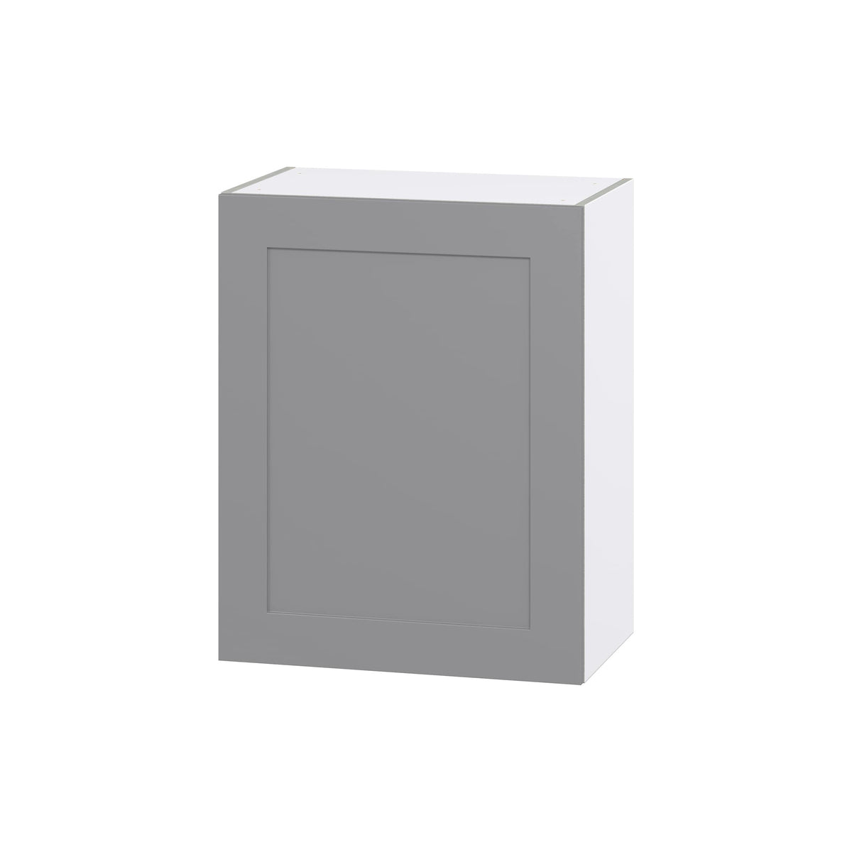 Hugo&Borg Beaumont 24-in W x 30-in H x 14-in D Slate Gray Wall Fully Assembled Cabinet (Flat Panel Shaker Door Style)